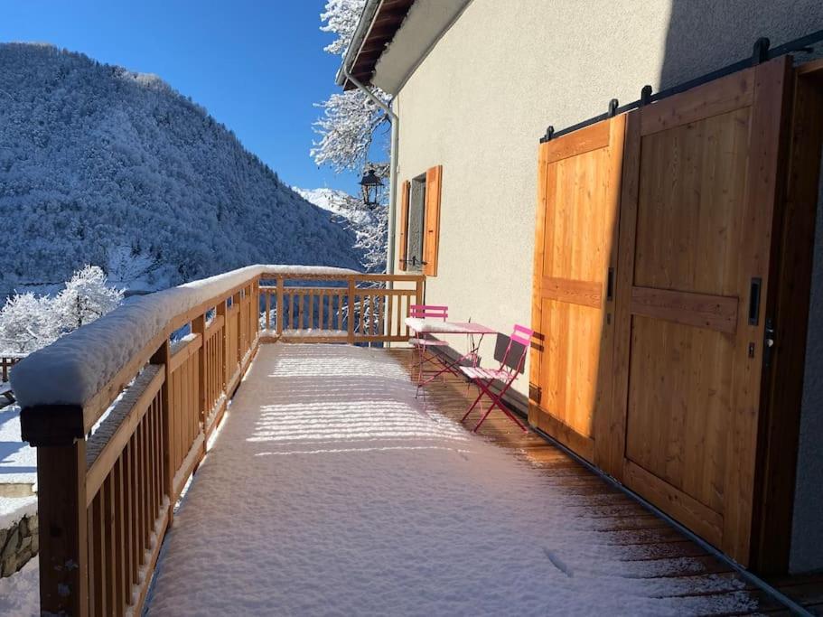 Le Sarana : 75M2, Calme, Belle Vue Avec Terrasse. Apartment Les Deux Alpes Luaran gambar