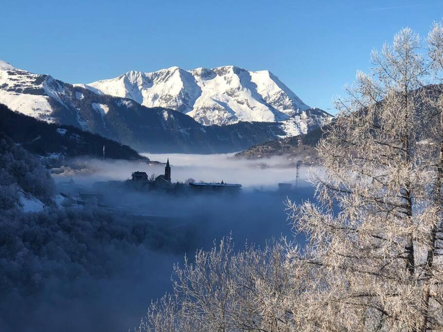 Le Sarana : 75M2, Calme, Belle Vue Avec Terrasse. Apartment Les Deux Alpes Luaran gambar